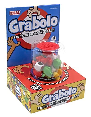 Ideal Grabolo: Find the match and grab it fast reaction game Quick play family game For 3-6 Players Ages 4+, Multicolor — view 3