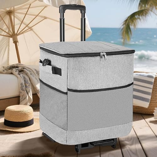 Coolers With Wheels And Handles Portable Leakproof Insulated Waterproof — view 3