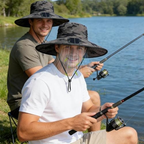 FanBucket Automatic Solar Motor, Wide Edge Ventilation Helmet, Thermal Relief Airflow , Breathable Polyester Mesh Layer | Travel Topper, Perfect for Tourists and Commuters — view 2