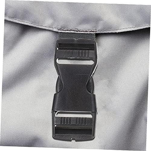 Artibetter 2sets D Rings for Purse Bag Buckles Nylon Webbing and Tri-glide Clips for Luggage Suitcase Replacement Buckles DIY Repair Kit for Backpack Accessory — view 3