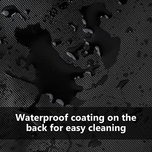 Qooloo Car Seat Protector, 2-Piece Organizer with 2 Pockets, Universal Back Protector for Dirt & Damage Prevention — view 5