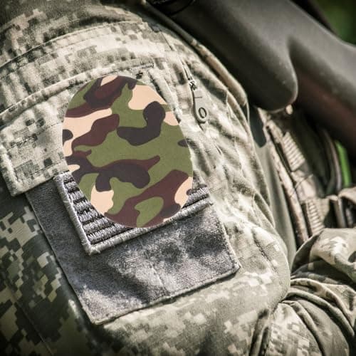 10pcs Camouflage Clothing Repair Patches for Sewing and Iron-on — view 5