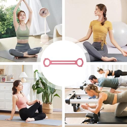 Resistance Bands with Handles Silicone Figure 8 with Non-Slip Handle — view 4