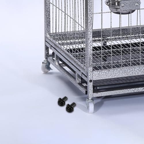 RUNROTOO Plastic Buckles 10pcs with Iron Plastic Construction for Closet Organizer Casters Suitable for Cat Cages and Luggage Wheel Repair — view 6