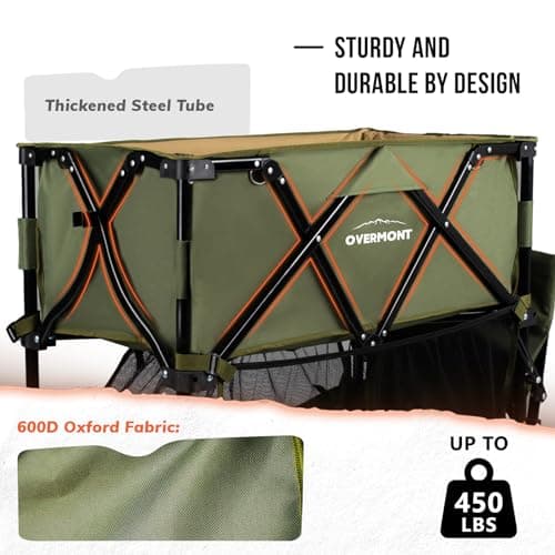 Overmont 400L Double Decker Folding Wagon – Heavy‑Duty — view 4