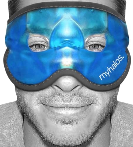 MyHalos Cooling Gel Eye Mask, Reduces Puffiness & Dark Circles, Reusable