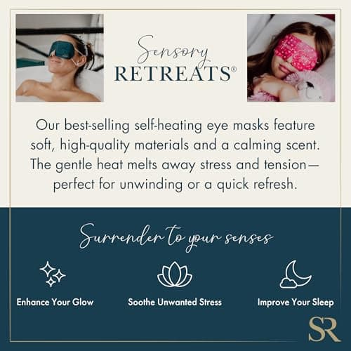 Sensory Retreats Luna Eyes Self-Heating Eye Mask - Lavender - 7 Pack — view 6