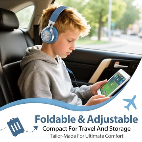 INFURTURE Kids Wired Headphones USB-C Over Ear Headphones for Student — view 2