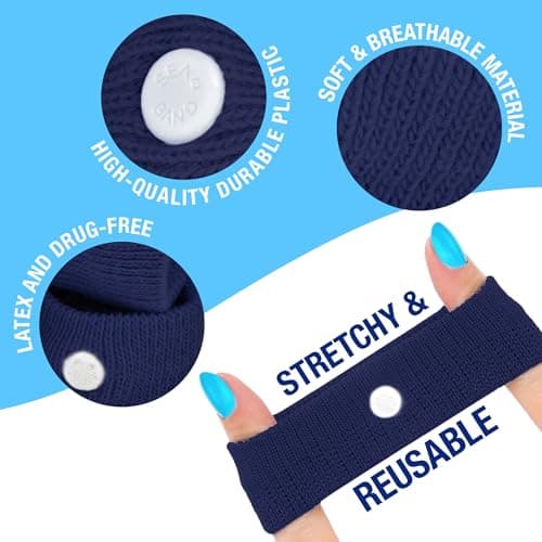 Sea-Band Navy Adult Travel & Motion Sickness Acupressure Wristband, 1 Pair — view 6