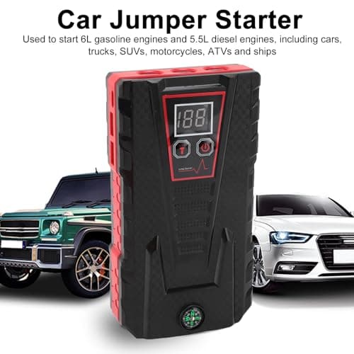 1000A Lithium Jump Starter Pack, QDSP Car Battery Booster — view 2