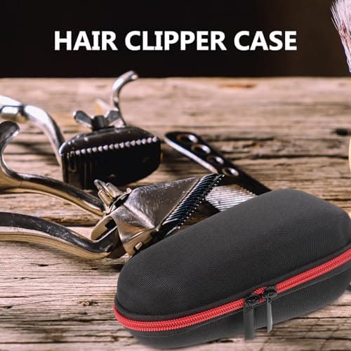 JEWEDECO Portable Shockproof Men Hair Clipper Case Travel Organizer with Eva and Oxford Fabric for Electric Trimmer and Storage — view 5