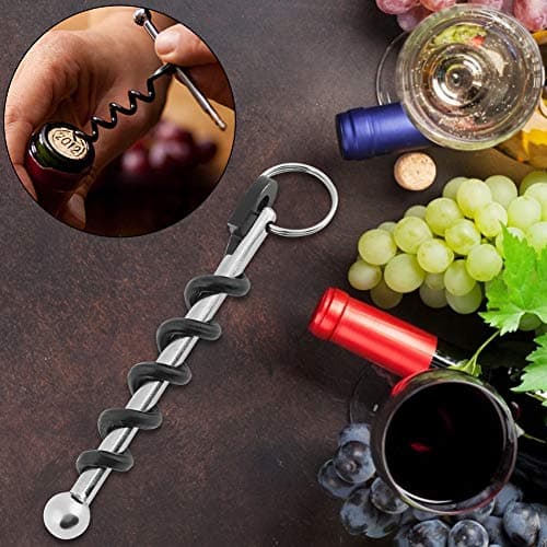 2 PCS Corkscrew Keychain, Pocket Wine Corkscrew Portable Wine Opener — view 2