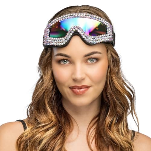 Boland - La Folie Party Ski Goggles with Rhinestones