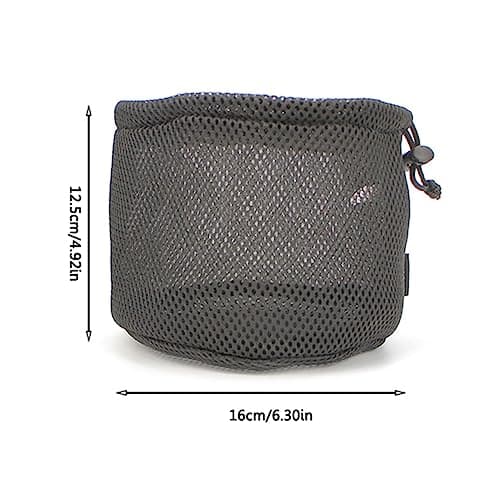 HTU Portable Cutlery Holder Drawstring Bowl Plate Pot Organizer Camping Cooker Stove Tableware Protective Bag for Hiking Travel BBQ — view 2