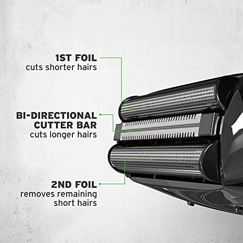 Wahl Li Compact Travel Shaver, Beard Shaver, Electric Shavers for Men, Washable Shaving Head, Easy Clean, Flex Foils, Close Cut, Small Shavers for Travelling — view 3