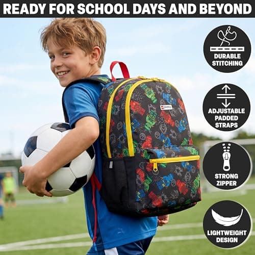 Get Trend Lego Ninjago Boys Large Backpack 46cm, Padded Straps School Bag — view 3