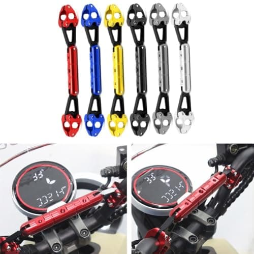 Aluminum Alloy Balance Bar Bracket for Motorcycle for gps Mount(Red) — view 2