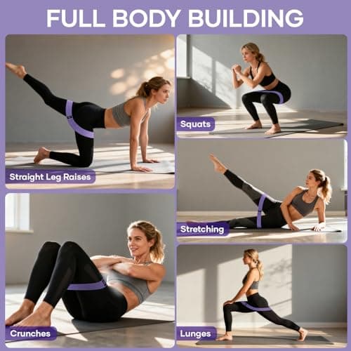 Suright Resistance Bands, Exercise Band with Set 3, Fabric Resistance Bands — view 6