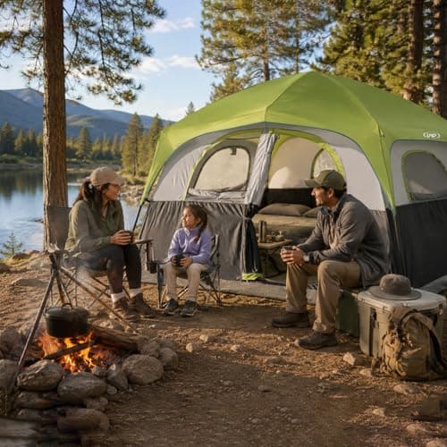 UNP 6 Man tent, Large Family Tent for Camping Stand Up — view 5