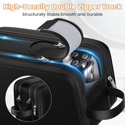 Waterproof Hanging Dopp Kit for Men and Women, Travel Toiletry Bag with Sturdy Hook and Multiple Compartments, Large Capacity Organiser for Grooming Skincare and Travel Essentials — view 2