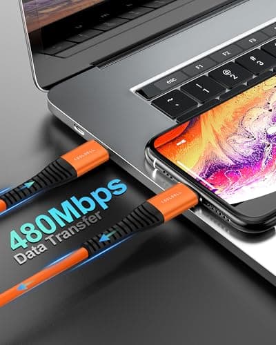 COOLSELL USB C to USB C Cable Short 30cm, Silicone Type-C Charger Cable — view 6