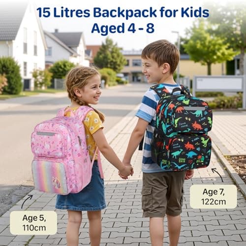 Bagseri Kids Backpack for Boys - 15L School Bag for Kids 4-8 Years — view 3