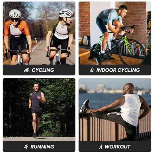 FDX Cool Mesh Base Layer Sleeveless - Men, Women Summer Cycling Vest - Ultralight, Breathable, Anti-Odour Bicycle Skins Tops - Under-Shirts for Running, Gym, Workout Training (Black+White,PO2-M) — view 5