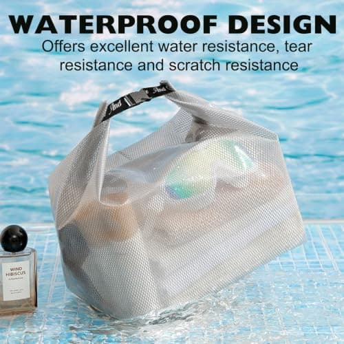 BSITSSS 2PCS White Dry Bag Dry Bags Waterproof Portable Drybag — view 3