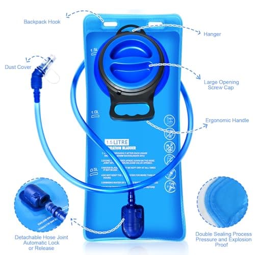 Arcwind Hydration Bladder 1.5L/2L/3L, BPA-Free Water Bladder, Leakproof — view 2