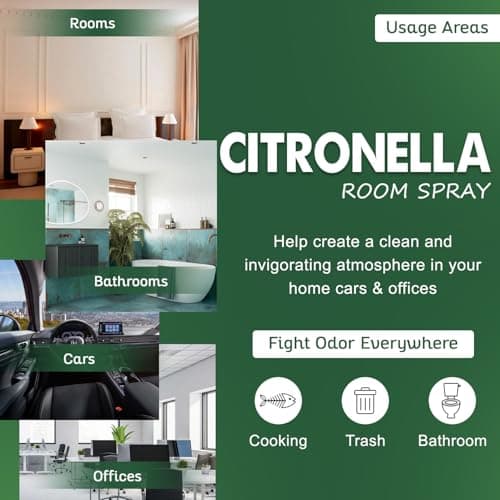 DD Teck Citronella Aromatic Room Mist Spray – Long-Lasting Natural Freshener For Rooms, Pillows & Linens – Safe, Plant-Powered Insect Defense For Camping, Patios, Pets & Family Use 500ml Spray — view 5