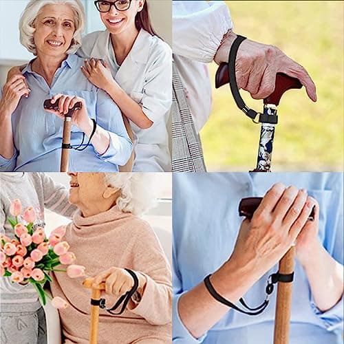 2pcs Walking Stick WristStrap,Stick Accessories Strap,Wrist Loopfor Walking — view 6