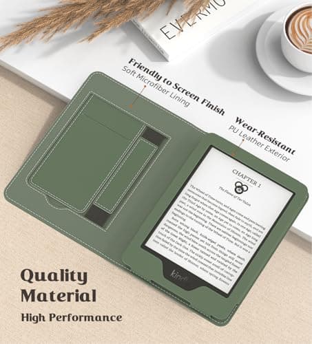 MoKo Case for 6" Kindle (11th Generation,2024/2022), Celadon — view 4