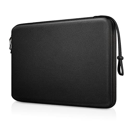 FINPAC Hard Tablet Sleeve Case for 11-inch iPad Air M2 2024, iPad Pro M4 2024, iPad Pro 4th/3rd,10.9-inch iPad Air 5/4, Tablet Carrying Sleeve for 10.9 iPad 10th, 10.2 iPad 9/8/7, Surface Go (Black)