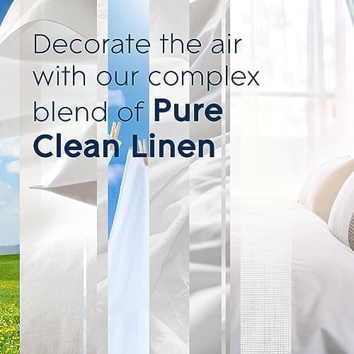 Glade Automatic Air Freshener Refills, Room Spray & Odour Eliminator, Clean Linen, Pack of 4 (4 x 269ml) — view 2