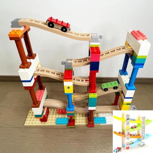 Wooden Train Track Connectors – 10PCS Adapters | Universal Fit — view 2