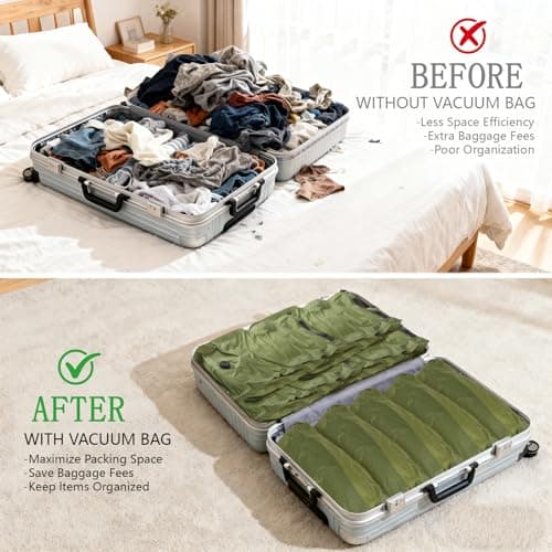 Reusable Fabric Vacuum Bags for Travel Clothes — view 4