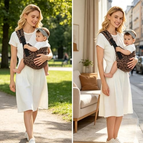 Baby Sling Carrier, Adjustable Front & Back, Comfortable — view 4