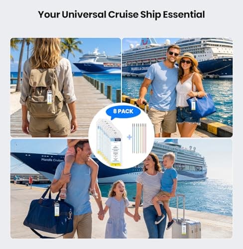 8-Pack Marella (TUI) Cruise Luggage Tag Holder, Cruise Essentials — view 5