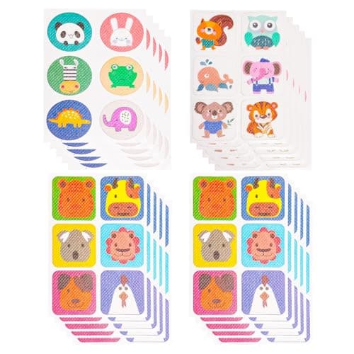 Mosquito Repellent Stickers for Kids,144 Pack, All Natural Insect Repellent Patches, Fun Designs for Holidays & Camping, for Repelling Mosquitoes & Insects,1152 Hours Protection, Non-Toxic DEET Free