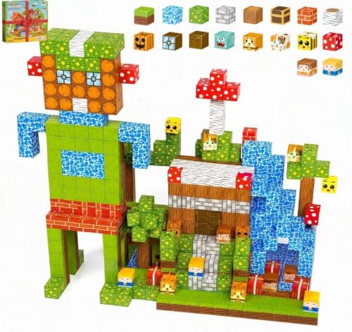 Magnetic Blocks 100PCS Building Block MINT Toys for Boys Girls Ages 3 4 5 6