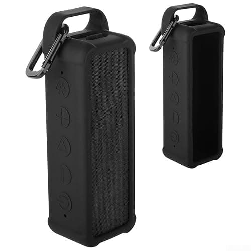 Portable Speaker Bag with Carabiner Clip and Handle