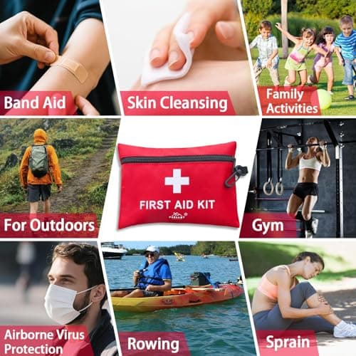 First Aid Kit, Travel Size Portable Emergency Medical Kit — view 5