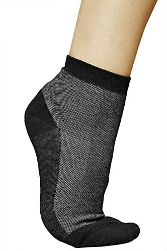 vitsocks Women's SILVER-Cotton Antibacterial Low Ankle Socks (3 PAIRS) Thin Breathable Ladies UK Size, grey, 6-8 — view 3