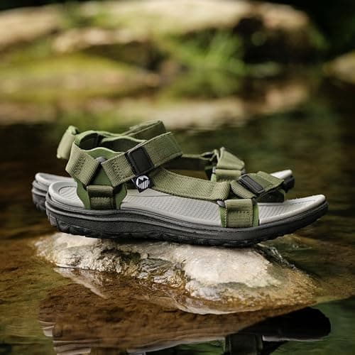Lakeland Active Men's Stonethwaite Adjustable Outdoor Walking Trekking Sandals - Moss Green - 10 — view 5