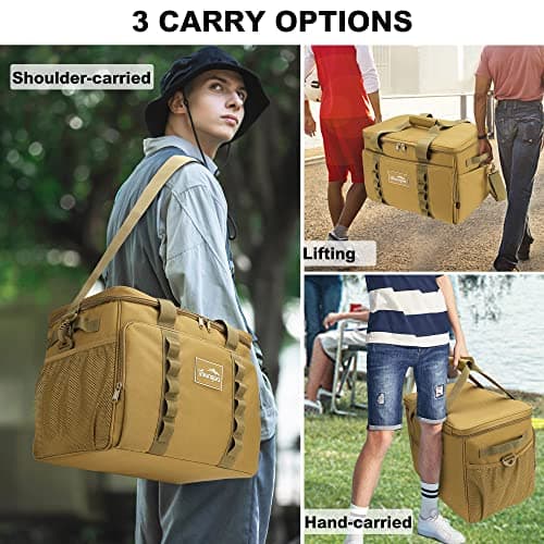 Youngoa 30L Cool Bag, Large Insulated Leakproof Foldable Cooler Box — view 6
