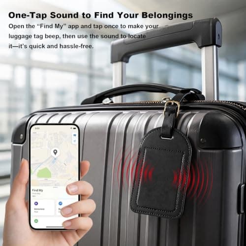 Cymwer Suitcase Luggage Tag Anti-Lost GPS Tracker for iOS Device-Compatible — view 2