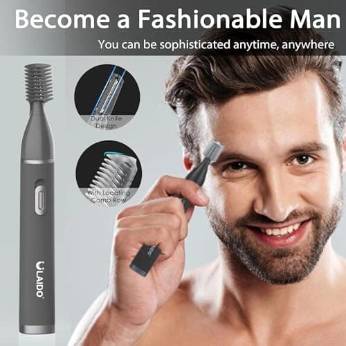 3-in-1 Nose Hair Trimmer for Men,USB Rechargeable Ear & Nose Trimmer — view 6