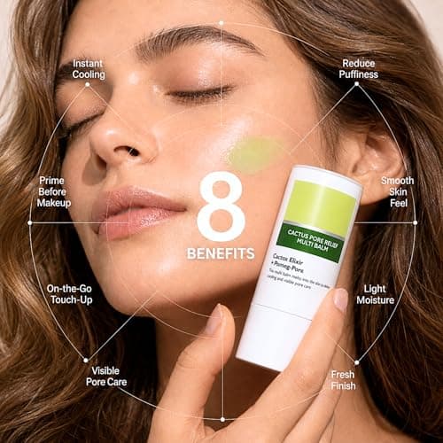 Cactox Pore Relief Multi Balm Stick Cooling & De-Puffing Face Balm Stick — view 3