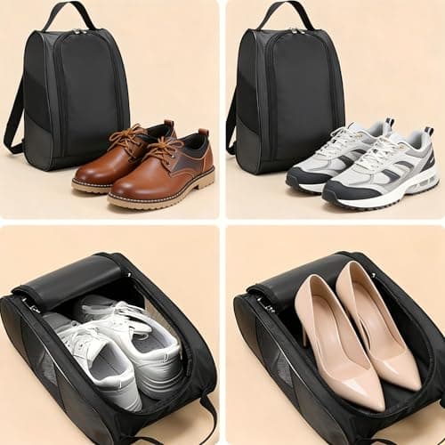 Waterproof Shoe Bag with Ventilation Breathable Shoe Storage for Golf Shoes Boot Bag Football Boot Bag Multi-Purpose Durable Travel Shoe Organizer for Men Women Boys Girls — view 4