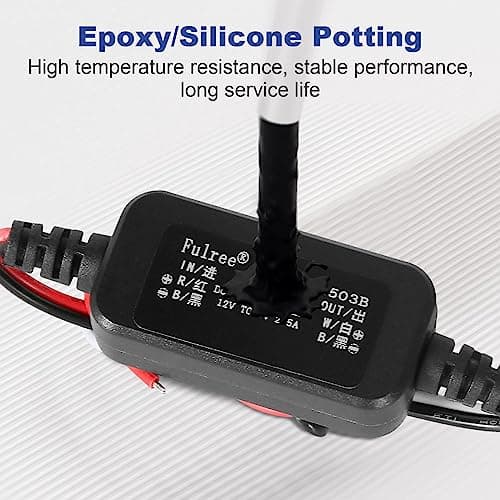 Uadme DC-DC 12V to 5V Step Down Converter, Waterproof — view 5